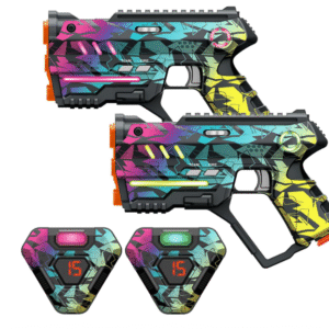 Laser Tag Set of 2, Lazer Tag Game for Kids Indoor & Outdoor Play, Gift Ideas for Kids Teens and Adults, Cool Toys for Teenage Ages 8 9 10 11 12+Year Old Boy & Girls