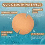 30PCS Patented Cracked Heel Treatment Patches, Cracked Heel Repair Bandage (80mm x 80mm)