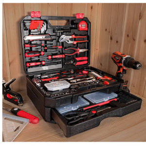 KingTool 325 Piece Home Repair Tool Kit, General Home/Auto Repair Tool Set, Toolbox Storage Case with Drawer, General Household Tool Kit - Perfect for Homeowner, Diyer, Handyman