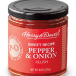 Harry & David Sweet Pepper & Onion Relish, Plant Based Condiment, Hamburger & Hot Dog Relish, Sandwich Spread Topping, Charcuterie Board Foods, 10Oz